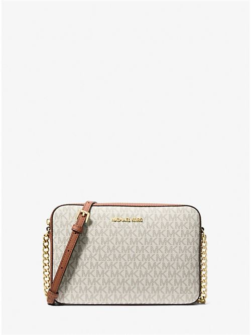 LG EW CROSSBODY LEATHER MICHAEL KORS | 35F8GTTC3B/VANILLA